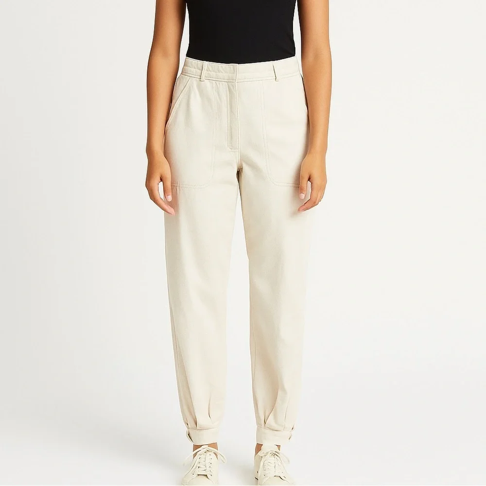 Aritzia Wilfred Lightweight Barrel Jogger Linen Blend Pants